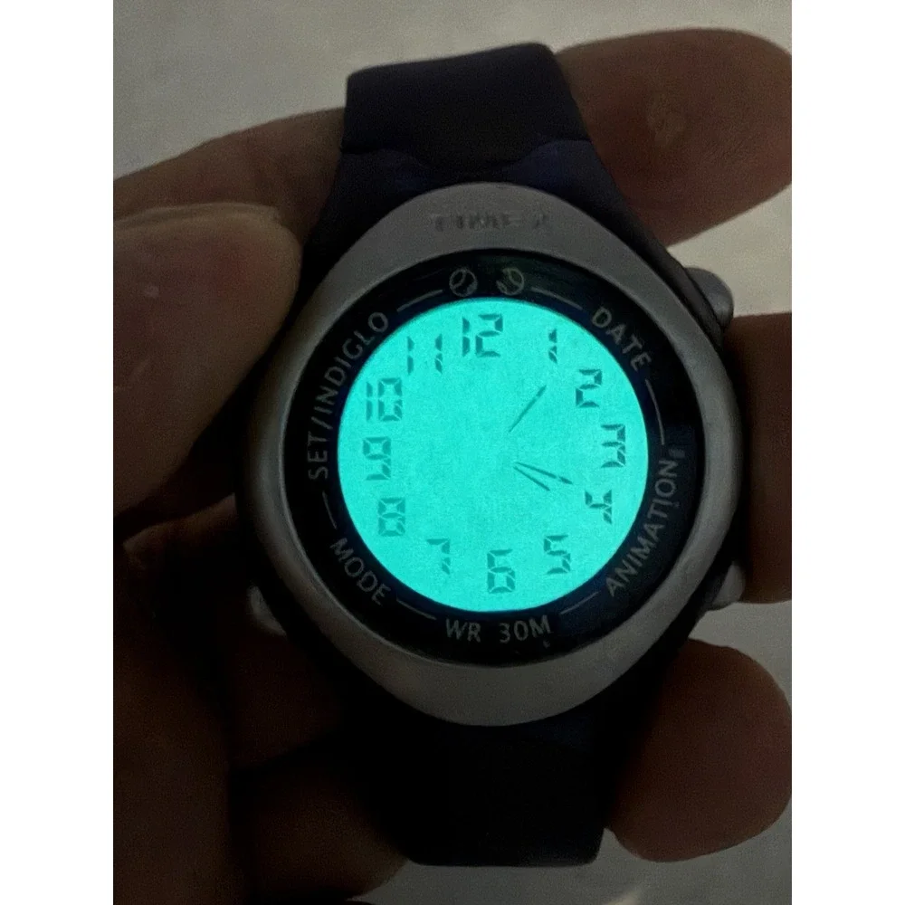 Timex T79171 2005 New Battery Ladies Digital Watch 34MM 7